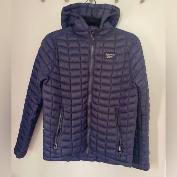 Reebok Navy Quilted Jacket L/G ( 14-16) - Picture 16 of 16